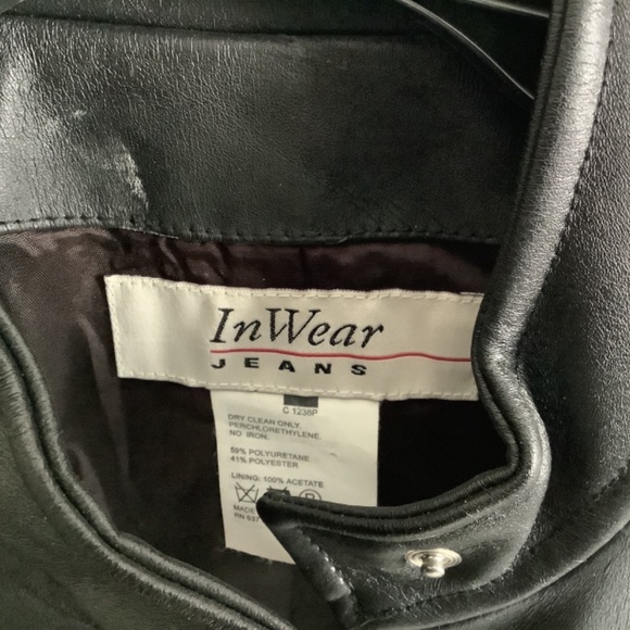 Vegan leather jacket moto jacket - Picture 5 of 8